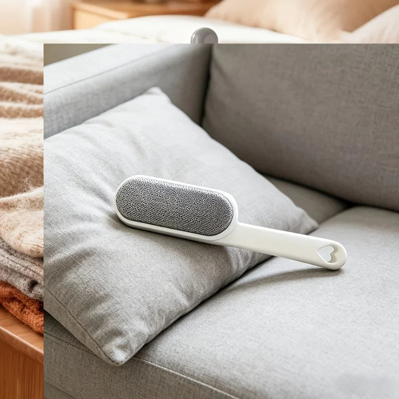Fur-Free Home lint and pet hair brush close-up