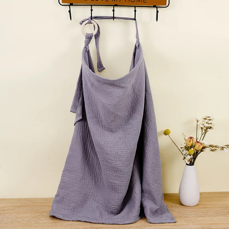 Nursing cover shown in khaki colorway