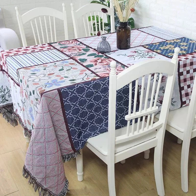 Boho Plaid Throw Blanket