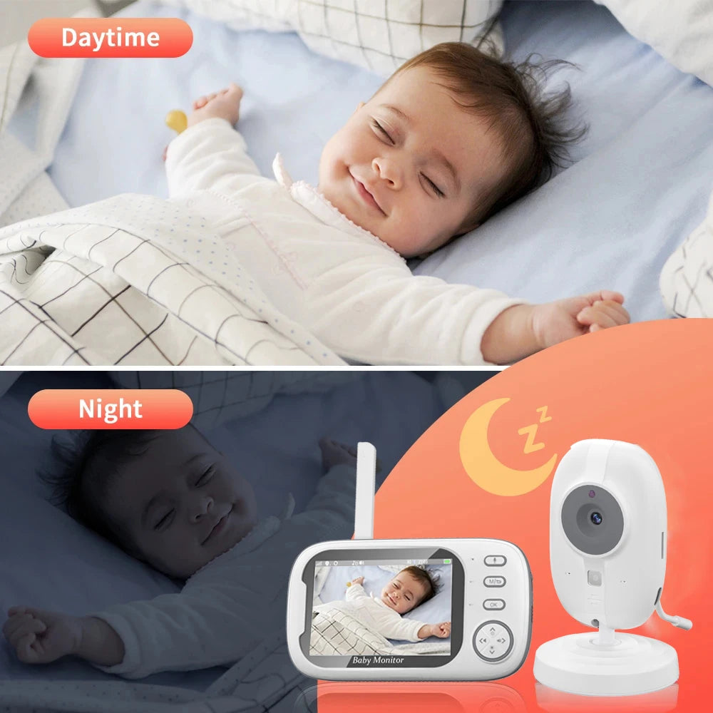 Video Baby Monitor mounted in nursery