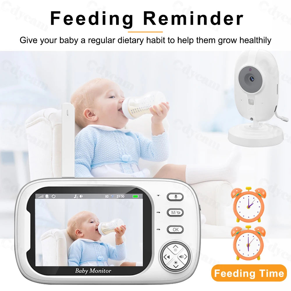 Video Baby Monitor temperature display feature