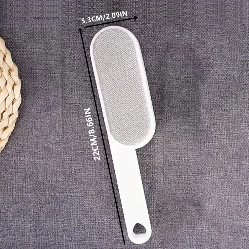 Fur-Free Home lint brush on clothing fabric